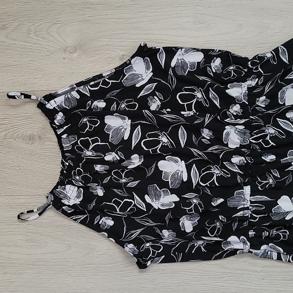 Banana Republic Floral Elastic Waist Dress - Picture 4 of 4